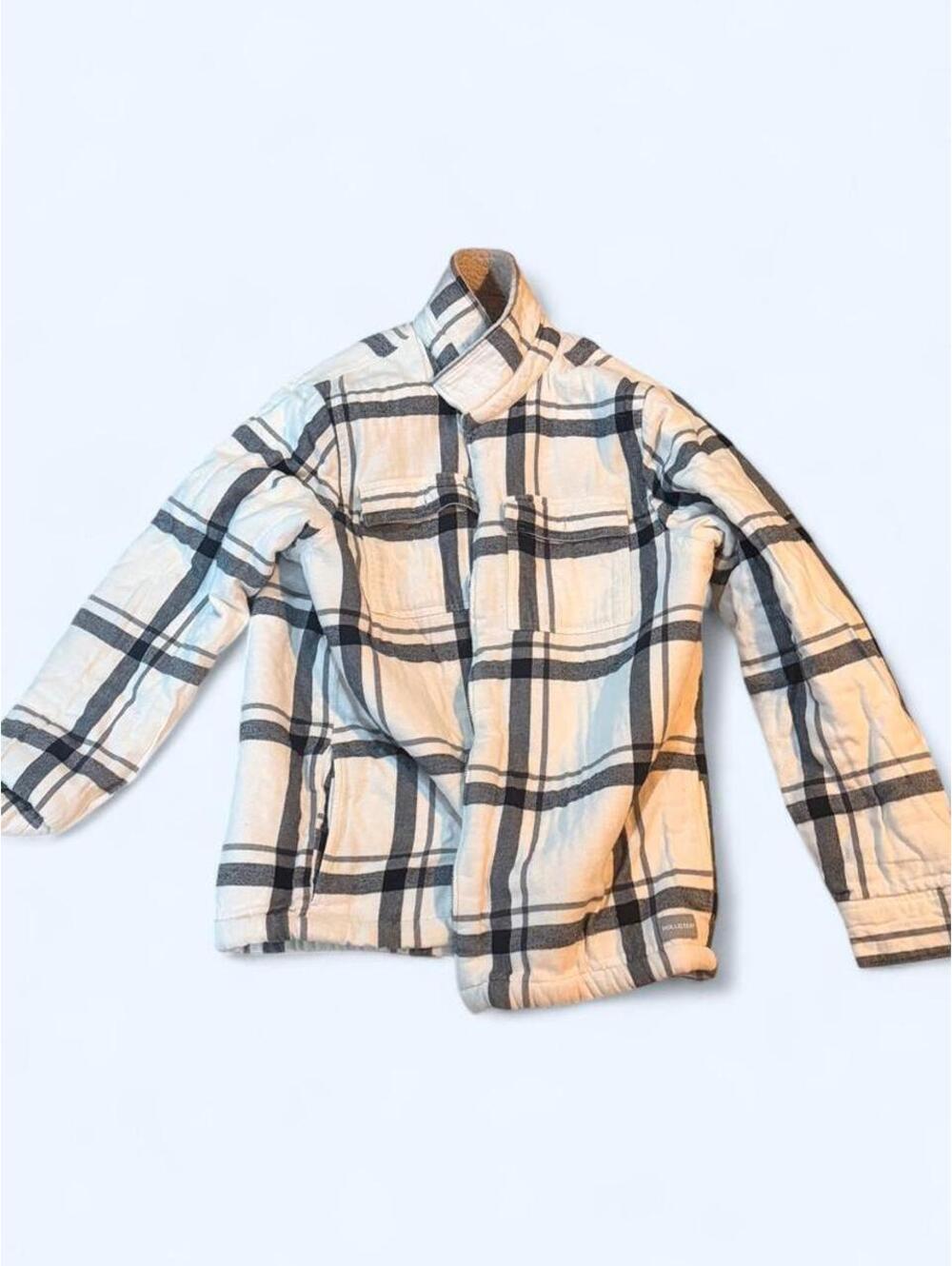 Hollister Co. Men's Cream and Multi Jacket
